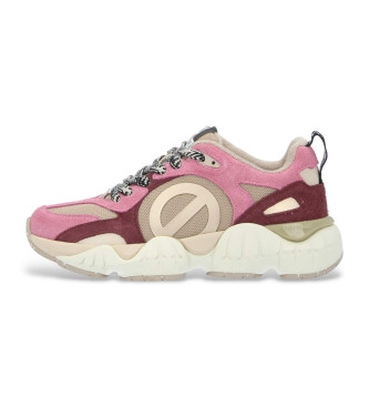 NO NAME Zapatillas de piel Krazee Runner rosa