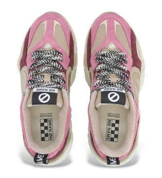 NO NAME Sneaker Krazee Runner in pelle rosa