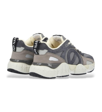 NO NAME Sneaker Krazee Runner in pelle blu-grigio