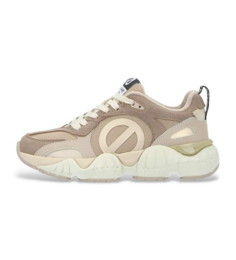 NO NAME Krazee Runner beige leather trainers