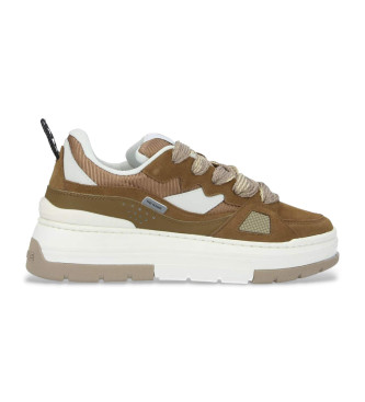 NO NAME Zapatillas de piel Nollie taupe