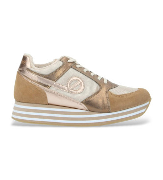 NO NAME Parko Jogger - Baskets en daim beige