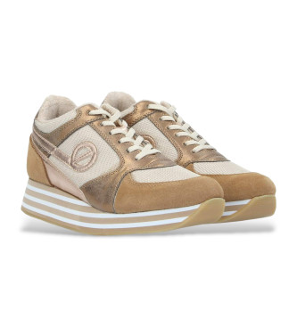 NO NAME Parko Jogger Beige Wildleder Turnschuhe