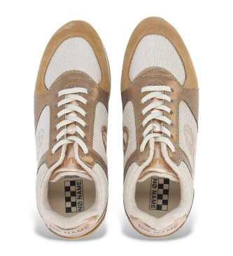 NO NAME Parko Jogger beige suede trainers