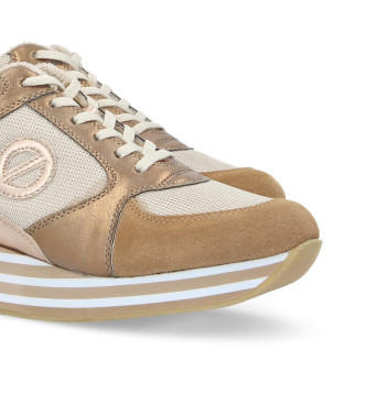 NO NAME Parko Jogger beige trningsskor i mocka