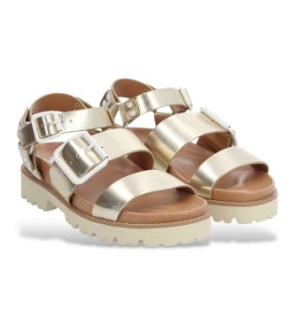 NO NAME Sandali con design dorato