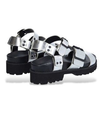 NO NAME Sandali Silver Design