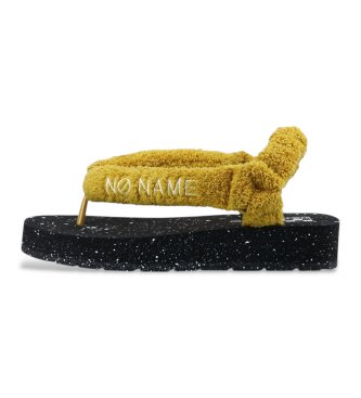 NO NAME Sandali gialli intrecciati