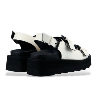 NO NAME Beli sandali s platformo