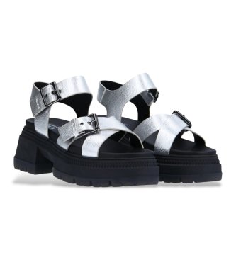 NO NAME Sandals Strong silver
