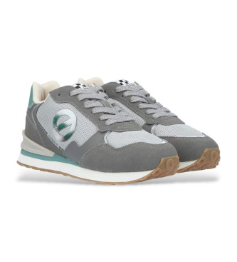 NO NAME Zapatillas de piel Tova Runner gris