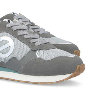 NO NAME Zapatillas de piel Tova Runner gris