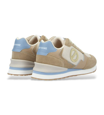 NO NAME Tova Runner beige leather trainers