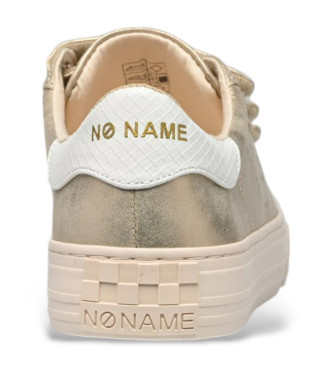 NO NAME Arcade Straps gold Leder Turnschuhe