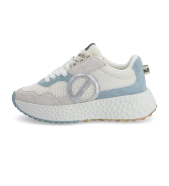 NO NAME Carter Jogger tr�ningsskor i l�der beige, bl�