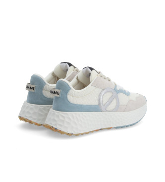 NO NAME Carter Jogger tr�ningsskor i l�der beige, bl�