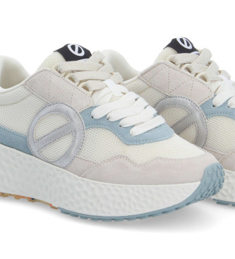 NO NAME Carter Jogger tr�ningsskor i l�der beige, bl�