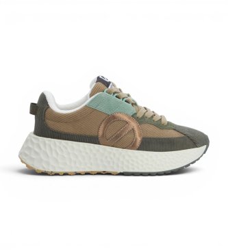 NO NAME Buty sportowe Carter Runner Daddy w kolorze beżowym i zielonym