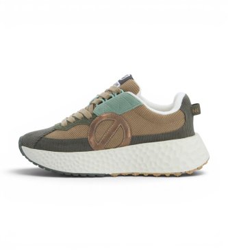 NO NAME Buty sportowe Carter Runner Daddy w kolorze beżowym i zielonym