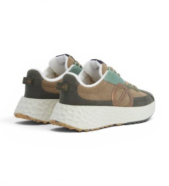 NO NAME Buty sportowe Carter Runner Daddy w kolorze beżowym i zielonym