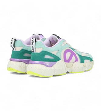 NO NAME Krazee multicoloured suede trainers