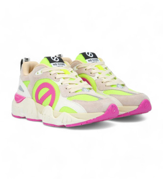 NO NAME Krazee suede trainers multicolour pink