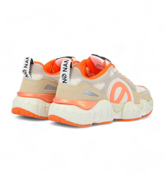 NO NAME Scarpe da ginnastica Krazee in pelle scamosciata arancione, beige