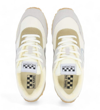 NO NAME Suede Punky Jogger beige trainers