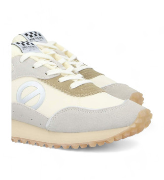 NO NAME Scarpe da ginnastica in pelle scamosciata beige Punky Jogger