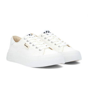 NO NAME Reset canvas sneakers vit