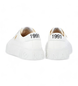 NO NAME Reset canvas trainers white