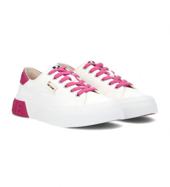NO NAME Reset canvas trainers white, pink