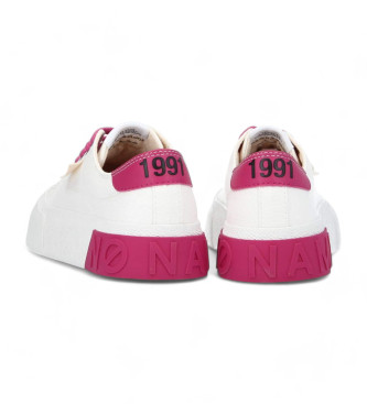 NO NAME Reset canvas trainers white, pink