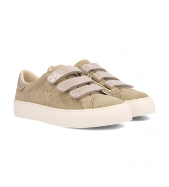 NO NAME Beige Arcade Sneakers i lder