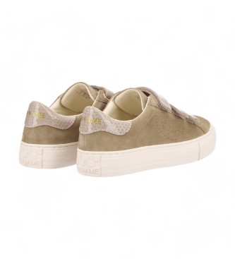 NO NAME Beige Arcade Leder Turnschuhe