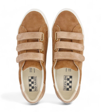 NO NAME Arcade Leren Sneakers bruin