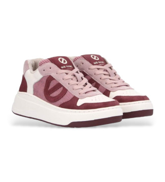 NO NAME Sneaker Bridget in pelle rosa