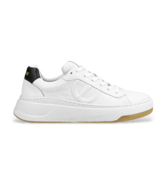 NO NAME Bridget Trainer Grain Leather Sneakers white