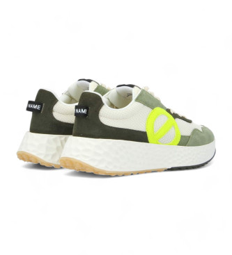 NO NAME Carter Fly leather shoes white, green