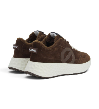 NO NAME Baskets en cuir Carter Jogger Cocoon marron