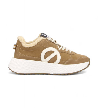 NO NAME Baskets Carter Jogger W en cuir marron