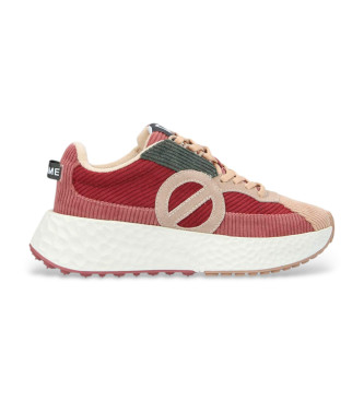 NO NAME Zapatillas de Piel Carter Runner Daddy granate