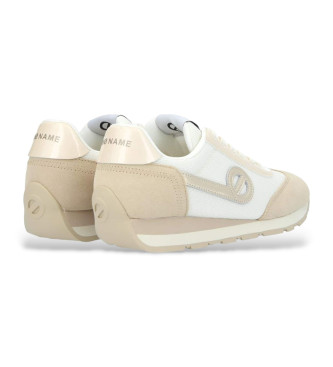 NO NAME City Run Beige Leder Turnschuhe