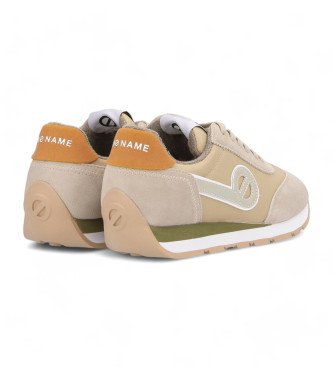 NO NAME City Run Jogger beige leather trainers