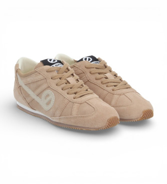 NO NAME Leren sneakers Evo Run bruin