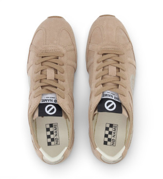 NO NAME Leren sneakers Evo Run bruin