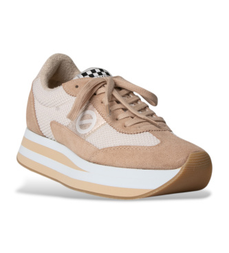 NO NAME Flex Jogger Leren Sneakers bruin