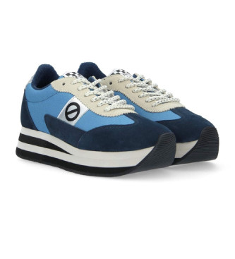 NO NAME Flex Jooger navy leather trainers
