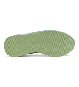 NO NAME Zapatillas de piel Flex M Jogger verde