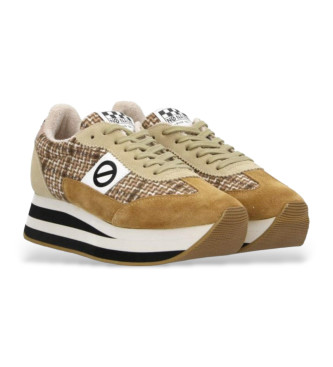 NO NAME Flez M Jogger beige leren schoenen